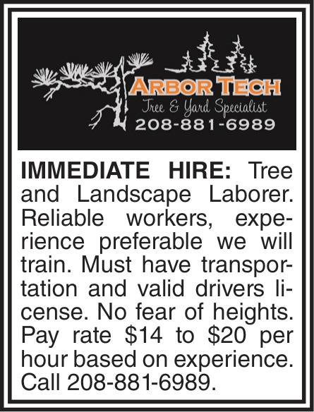 Tree and Landscaper Laborer, Arbor Tech, Rigby, ID